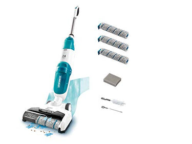 Leifheit Set Battery Vacuum Mop Regulus Aqua PowerVac incl. accessories, vacuuming and wiping, lightweight wet vacuum cleaner with powerful 24V, cordless wet vacuum cleaner with 22min battery life and stand function on sale